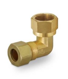 HB-70-68-3/8" OD. Comp. x 1/2" FIP Reduced Compression Elbow, Lead-Free (C70R-3812-NL)