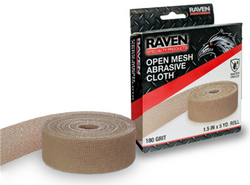 HB-8560000-(#i4) OPEN MESH ABRASIVE CLOTH 180 GRIT 1-1/2" WIDE x 5 YDS (R1223)(OMSC5)