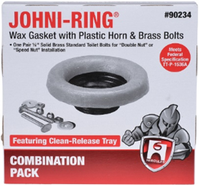 Hercules® 3" or 4" Johni-Ring® - With Plastic Horn, Combo Pack