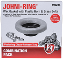 Hercules® 3" or 4" Johni-Ring® - With Plastic Horn, Combo Pack