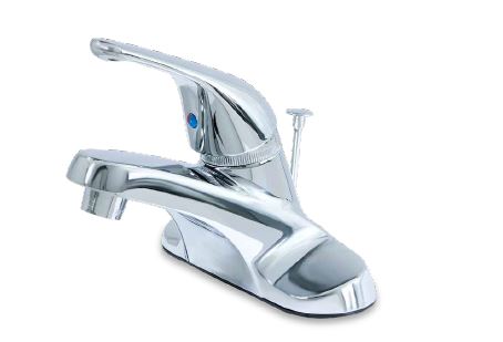 HB-BAR-V11C-Single Lever Handle, Chrome Finish, W/ Brass pop/up