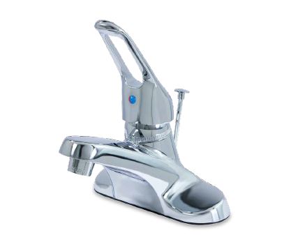 HB-BAR-V13C-Single Lever Loop Handle Lavatory Faucet, Chrome Finish, W/ Brass pop/up