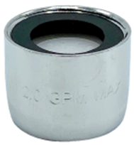 HB-C0808-(#C4) Small Female Aerator, 3/4" x 27T, 2.2 GPM @ 60 psi, Chrome Plated Brass, Fits: Price-Pfister, Chicago & Kohler