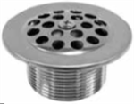 HB-C1830-Tub Waste Shoe Grid Style Bath Strainer, Chrome Plated