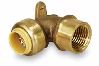 HB-CC10020-(#G2) 1/2" Push-Fit Drop Ear Elbow, Push x Female (UPDEF1212)