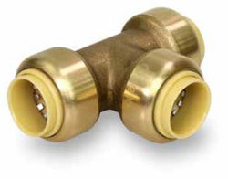 HB-CC10025-(#G2) 1/2" Push-Fit Tee, Push x Push x Push (UPET12)