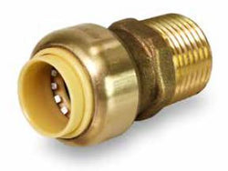 HB-CC10050-(#G2) 3/4" Push-Fit Male Adapter, Copper x Male (UPMC34)