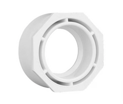 HB-D107251-(#F1) 2" x 1-1/2" DWV PVC Flush Bushing (S xH)