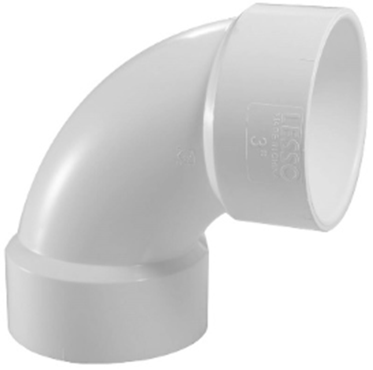HB-D300030-3" DWV PVC 90° Elbow