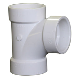 HB-D401257-2" x 1-1/2" x 2" PVC DWV Sanitary Tee (P9953)(old #D401242)