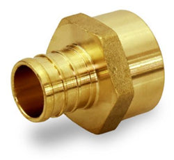 HB-EPFA3434-NL-(#G5) 3/4" PEX x 3/4" Brass Female Adapter (Lead-Free)