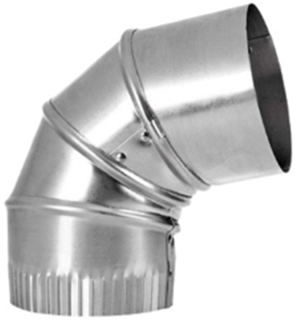 HB-FLUL4-(#i2) 4" (Flue) Aluminum Dryer Vent Elbow (0812024)
