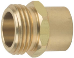 HB-G35-3412-(#F1) 3/4" FH x 1/2" MIP Female Garden Hose x Male (MIP) Adapter *Non-Potable Use ONLY*