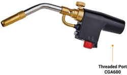 HB-GJ7000-(#F1) Heavy duty self igniting torch Cast body for durability, strength &amp; long life Stainless steel nozzle w brass tip Rates to 2,372°F