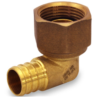 HB-PFSL1212-NL-(#G5) 1/2" PEX x 1/2" FIP Swivel Elbow