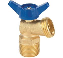 HB-PL10131-1/4 Turn Boiler Drain, 3/4" MIP x 1/2" FIP x 3/4" MHT