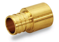 HB-PSMA1212-NL-(#G5) 1/2" Male Sweat Brass Adapter x 1/2" PEX (Lead-Free)