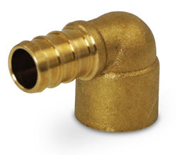 HB-PXSL3412-NL-(#G5) 3/4" Female Sweat x 1/2" PEX Brass Elbow (Lead-Free)