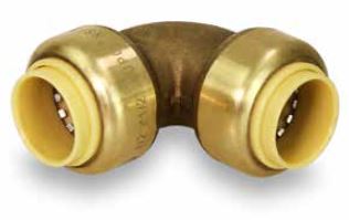 HB-UPE903412-(#G2) 1/2" x 3/4" 90° ELBOW PIPEBITE