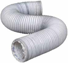 HB-VH48-4" Diameter - 8 Ft. LONG GLOBALFLEX® FLEXIBLE PVC DUCT POLY SLEEVE(NOT FOR USE W CLOTHES DRYERS)