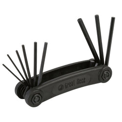 ASK-HEK9C-9 PC. HEX KEY - SAE FOLDING 5/64 - 1/4 PK6