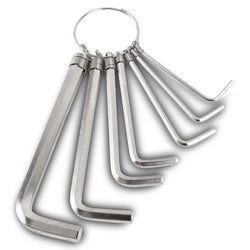 ASK-HKM7C-7 PC. HEX KEY - METRIC W/RING PK6