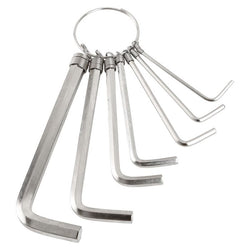 ASK-HKR7C-7 PC. HEX KEY - SAE W/RING PK6