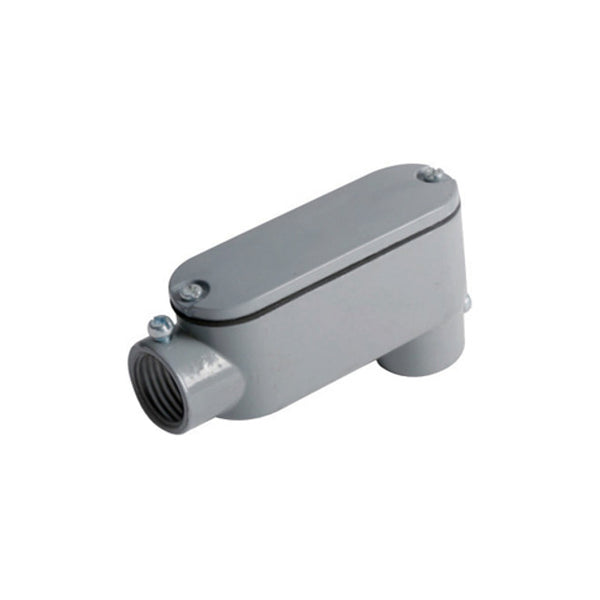 1/2" LB ALUMINUM CONDULETTE COMBO (FOR RIGID & EMT) WITH COV & GASKET