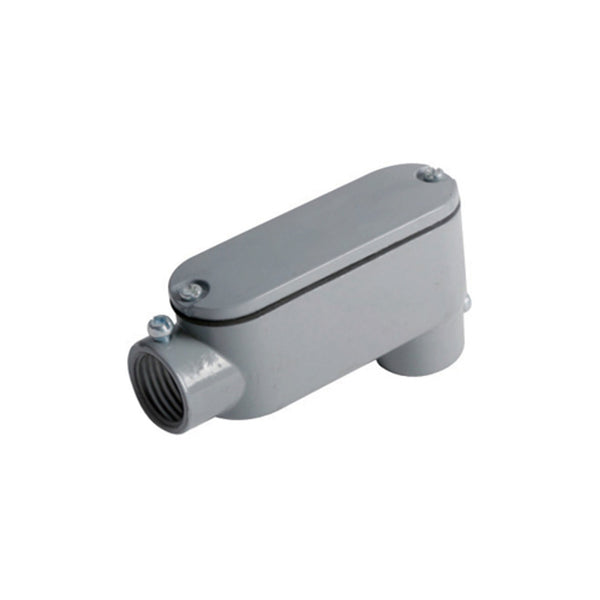 3/4" LB ALUMINUM CONDULETTE COMBO (FOR RIGID & EMT) WITH COV & GASKET