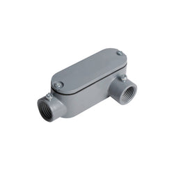 1/2" LL ALUMINUM CONDULETTE COMBO (FOR RIGID & EMT) WITH COV & GASKET
