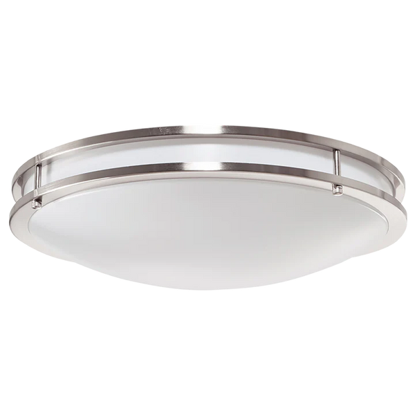 LED18" DOUBLE RING CHROME 5CCT FIXTURE