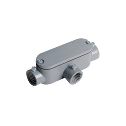 1/2" T ALUMINUM CONDULETTE COMBO (FOR RIGID & EMT) WITH COV & GASKET