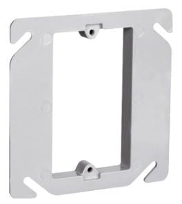 ELECTRICAL PLASTIC BOX 1GANG ADAPTER PLATE 3/8" RAISED (A410R-CAR)