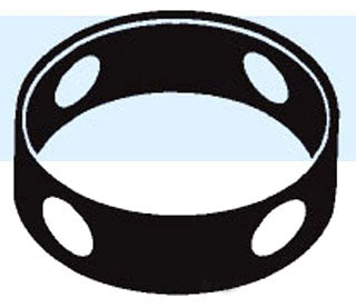 WEATHERPROOF 4" ROUND EXT RING 4 HOLES 3/4" (NA-EXR4-75)