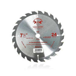 ASK-N1611-Classic Circular Saw Blade, C2 Carbide - Wood Cutting 7 1/4" - 24T