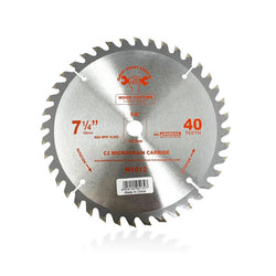 ASK-N1612-Classic Circular Saw Blade, C2 Carbide - Wood Cutting 7 1/4" - 40T