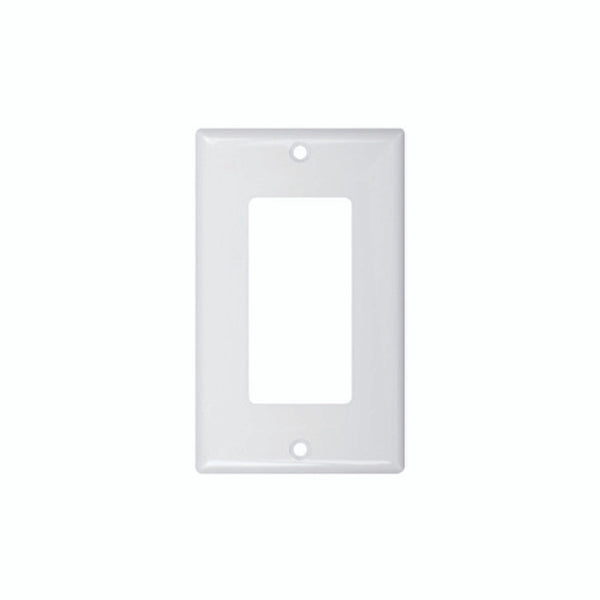 NAI 1GANG 1DECORA WALLPLATE WHITE PLASTIC