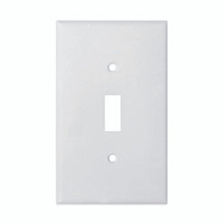 1GANG 1TOGGLE NAI OVERSIZE WHITE WALLPLATE