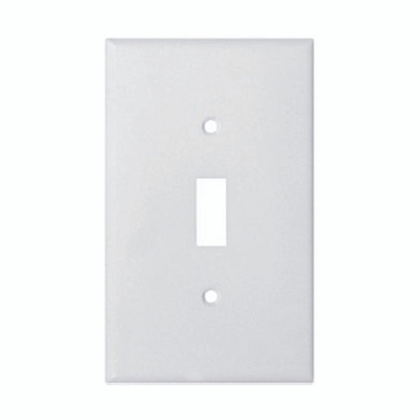 1GANG 1TOGGLE NAI OVERSIZE WHITE WALLPLATE