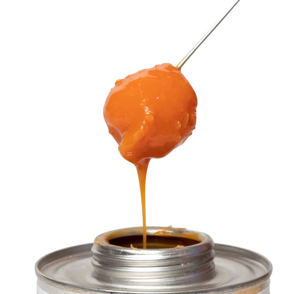 HB-32-166 Oatey® 8oz. CPVC Orange Lava Hot Cut-In Cement. Very fast setting "Hot" cement, 25-50% faster than other CPVC cement. No primer needed on non-pressure DWV, where local codes permit.