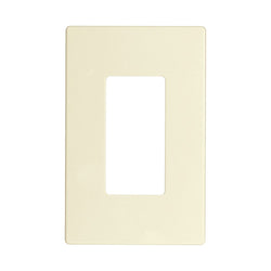 1GANG SCREWLESS 1DECORA WALLPLATE LIGHT ALMOND