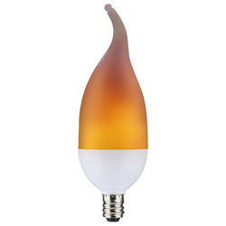 LED CANDLE BASE =25W FLAME BULB