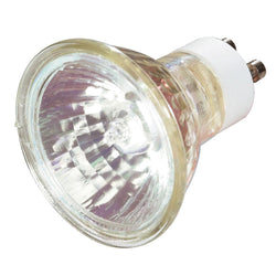 HALOGEN MR16 GU10 BULB 35W FLOOD SATCO CARDED
