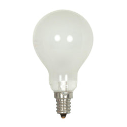 INCANDESCENT SATCO FAN BULB 40W A15 FROST E12