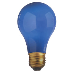 COLORED BULB 60A/R CERAMIC BLUE 130V