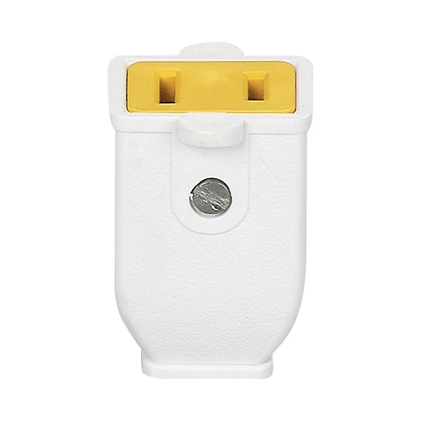 FLAT CORD CONNECTOR WHITE