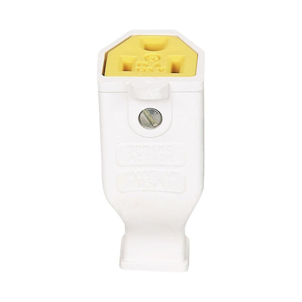 CONNECTOR GROUNDING WHITE