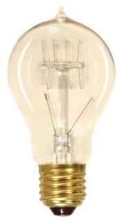 S2411-VINTAGE BULB 25W A19 CLEAR 120V QUAD LOOP
