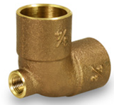 HB-5510040-(#G3) 3/4" x 1/8" x 3/4" Baseboard Tee, Cast Copper (CFCT3418)