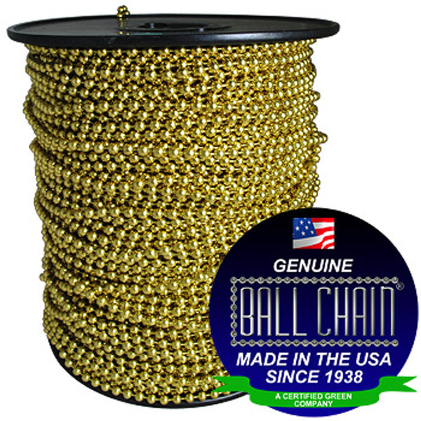 BEAD CHAIN #10 BRASS 100'